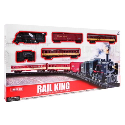 Kolejka z dymem i dźwiękami